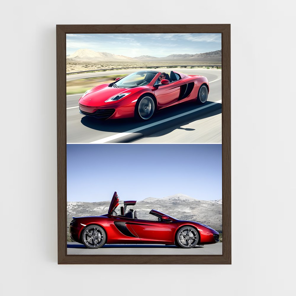 Poster spider moteurs – affiche Mclaren (vue 5)